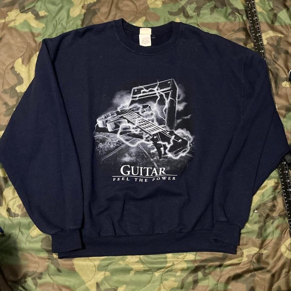 Vintage 80s/90s American tradition guitar crewneck‎ sweatshirt size L/23